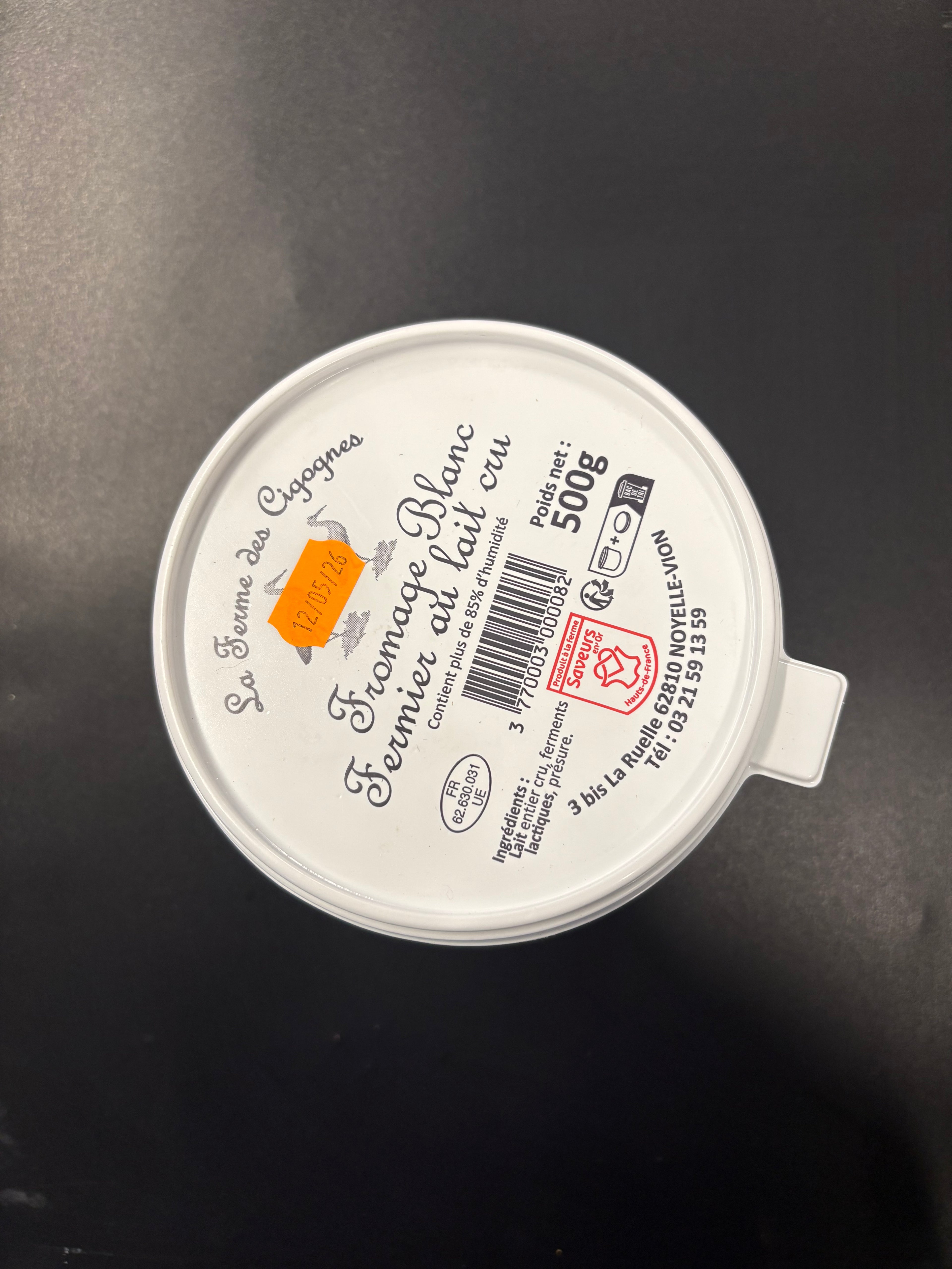 Fromage blanc 500g