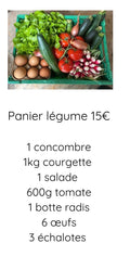 Panier légumes