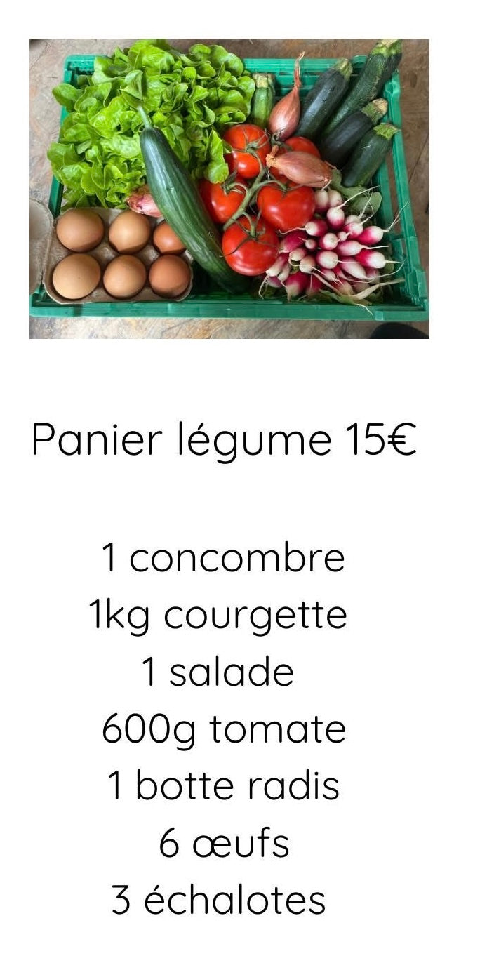Panier légumes